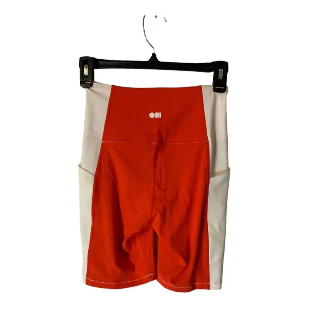 Solid & Striped sport womens xs sloiel high wasted shorts biker gym lulu new ath